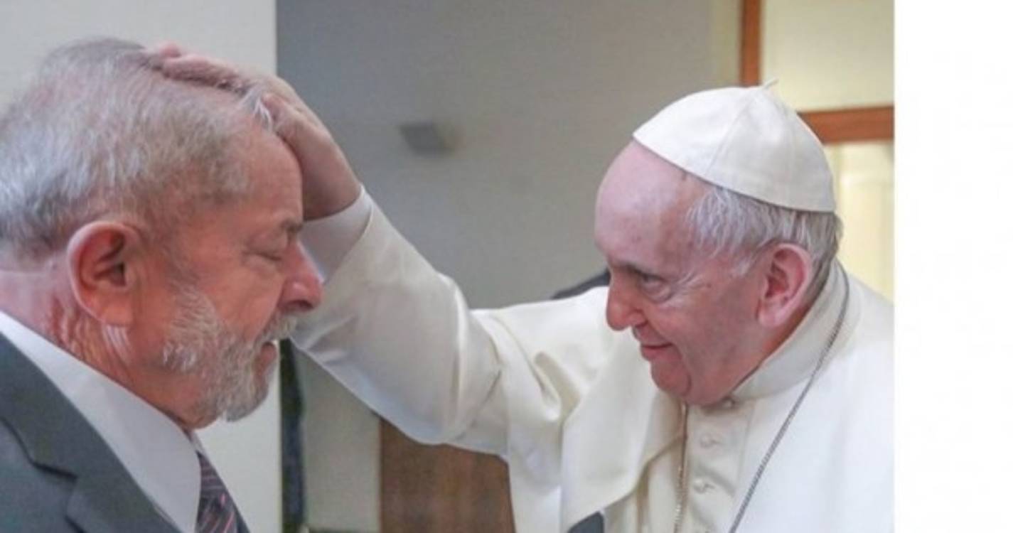 Papa Francisco alertou Lula da Silva para os tempos de guerra e de paz frágil