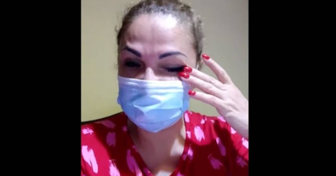 Romilda hospitalizada devido à covid-19