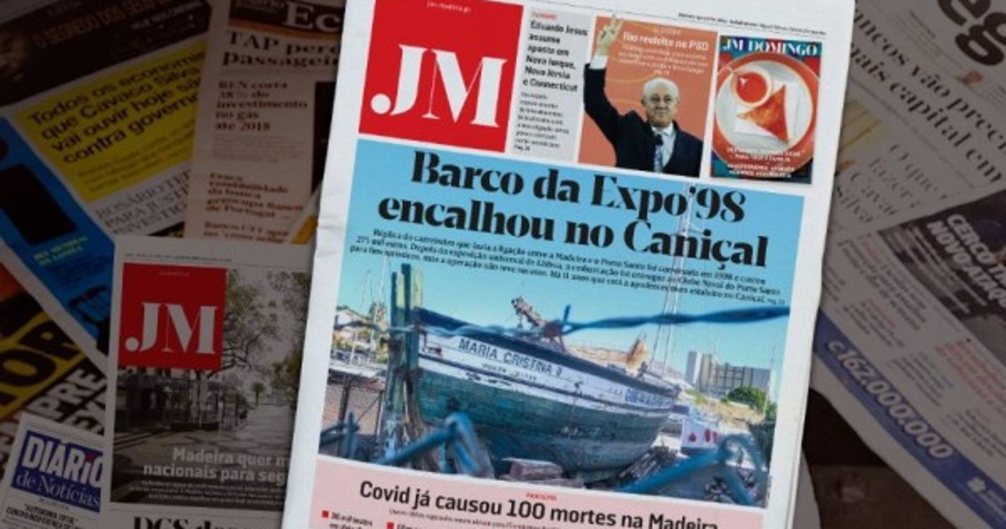 Barco da Expo’98 encalhou no Caniçal