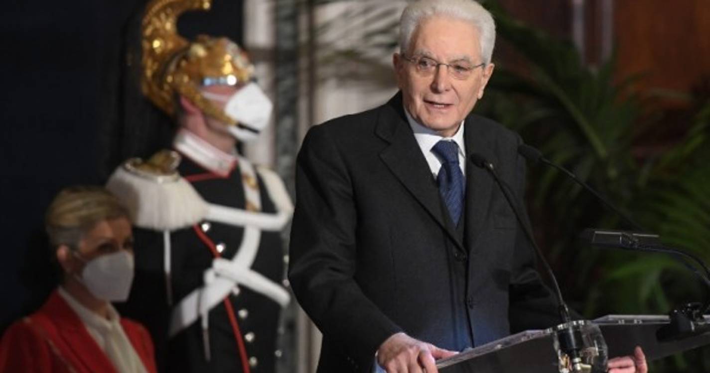 Sergio Mattarella toma posse para segundo mandato como PR de Itália