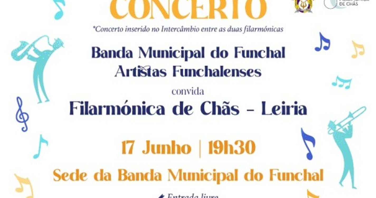 Banda Municipal do Funchal associa-se à Filarmónica de Chãs para concerto especial