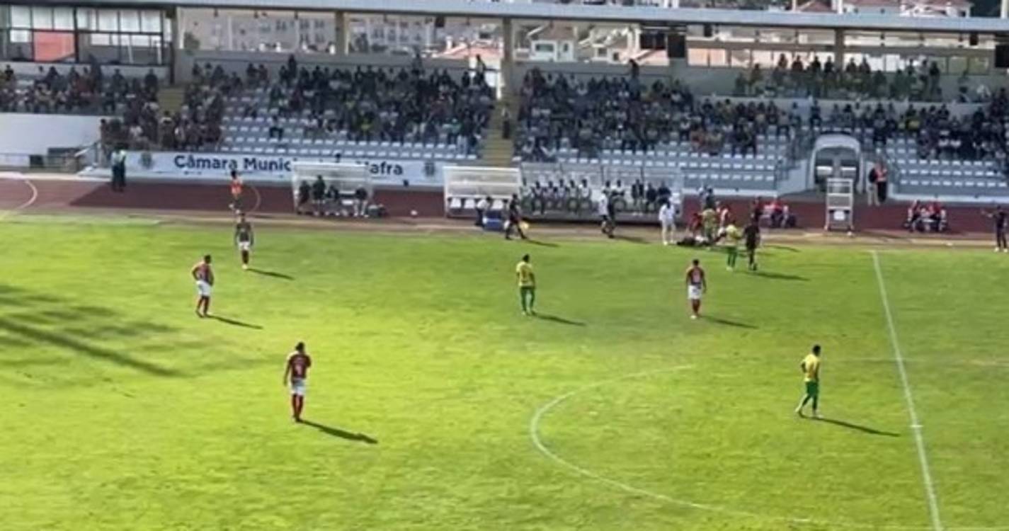 Marítimo empatado ao intervalo em Mafra