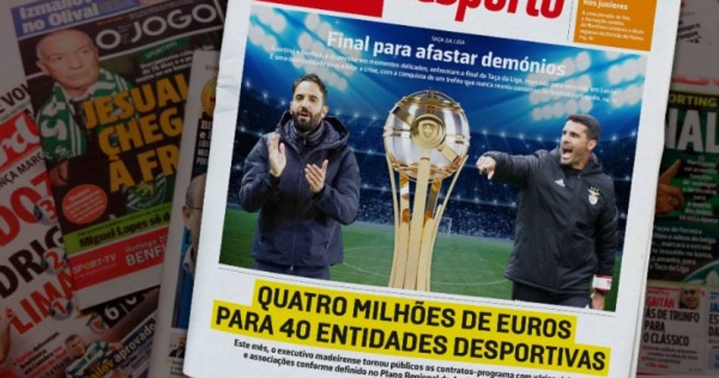 Quatro milhões de euros para 40 entidades desportivas