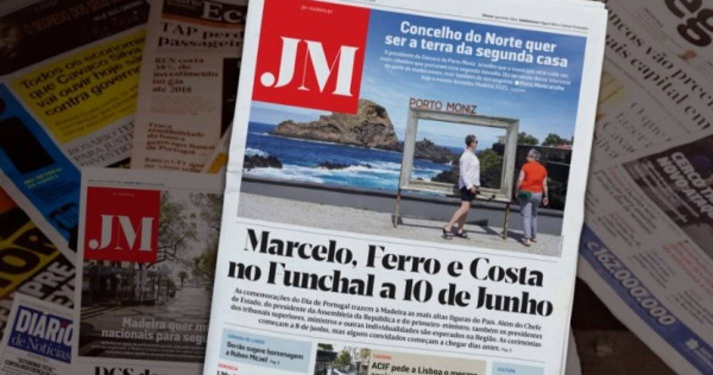 Marcelo, Ferro e Costa no Funchal a 10 de Junho