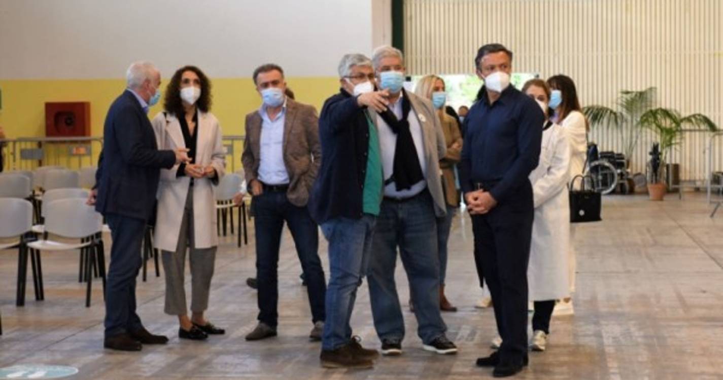 Região conhecerá esta segunda-feira novo agendamento da vacinação contra a covid-19