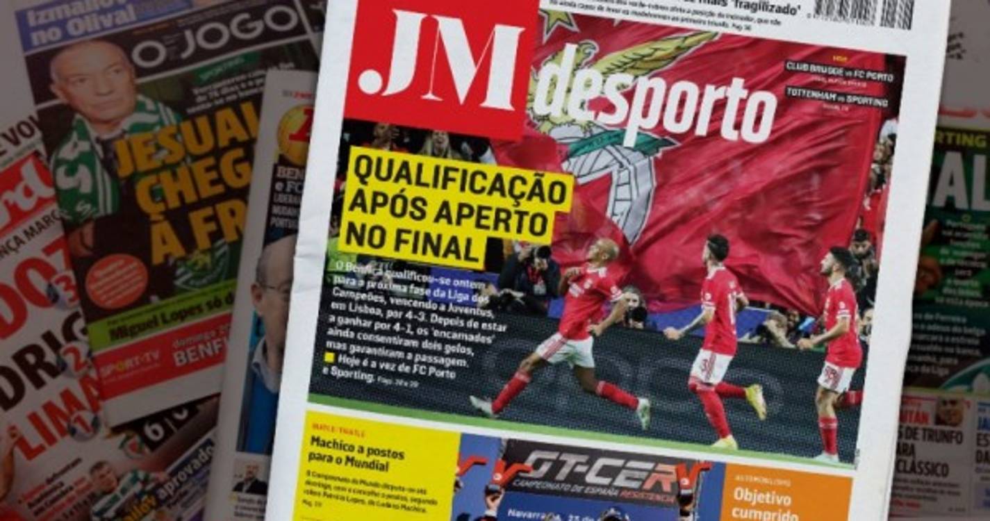 Benfica com qualificação após aperto no final