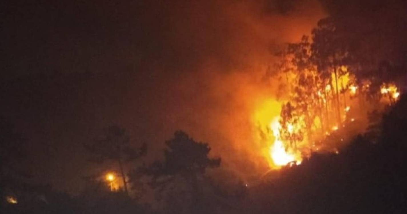 Três corporações combateram incêndio em Machico durante 6 horas