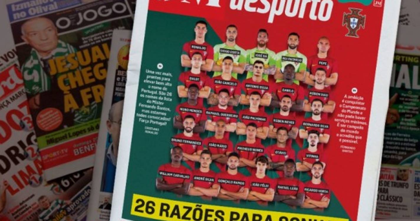 Portugal com 26 razões para sonhar