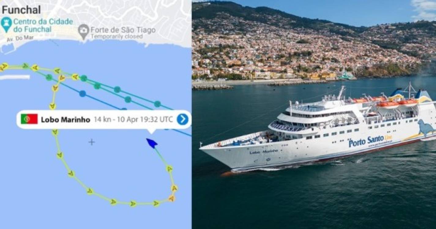 Lobo Marinho impedido de atracar no porto do Funchal