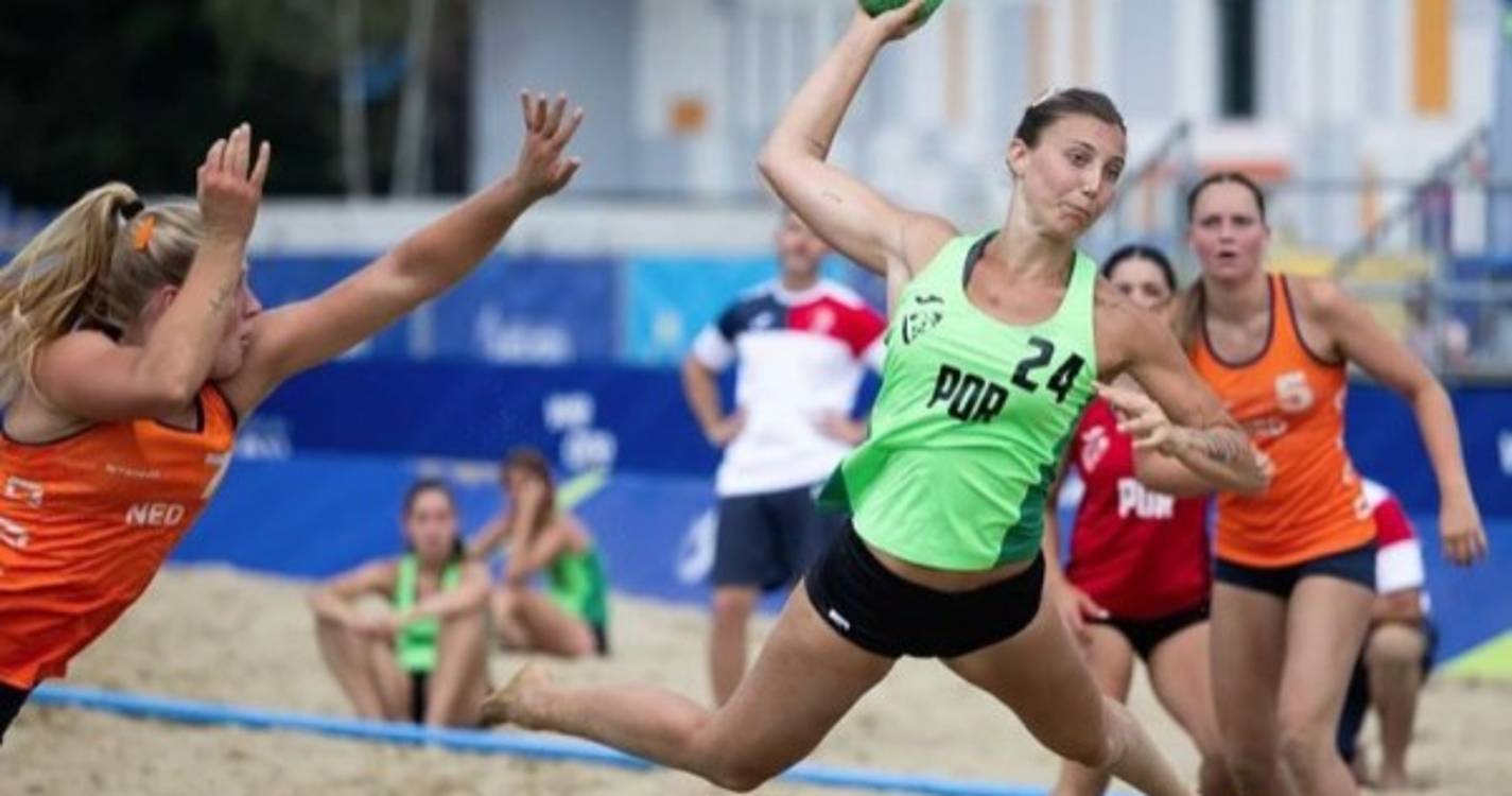 Jogos Europeus: Seleção feminina de andebol de praia acaba em sexto lugar