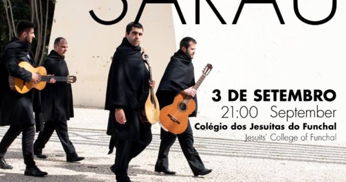 Sarau de fados de Coimbra sexta-feira no Colégio dos Jesuítas