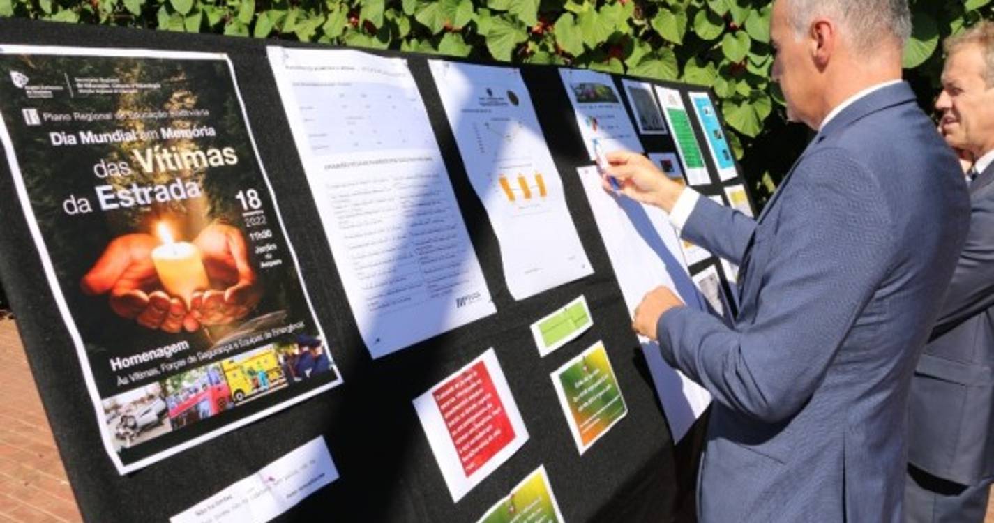 Sensibilizar jovens para reduzir acidentes rodoviários é &#34;caminho certo a percorrer&#34;, sublinha Jorge Carvalho