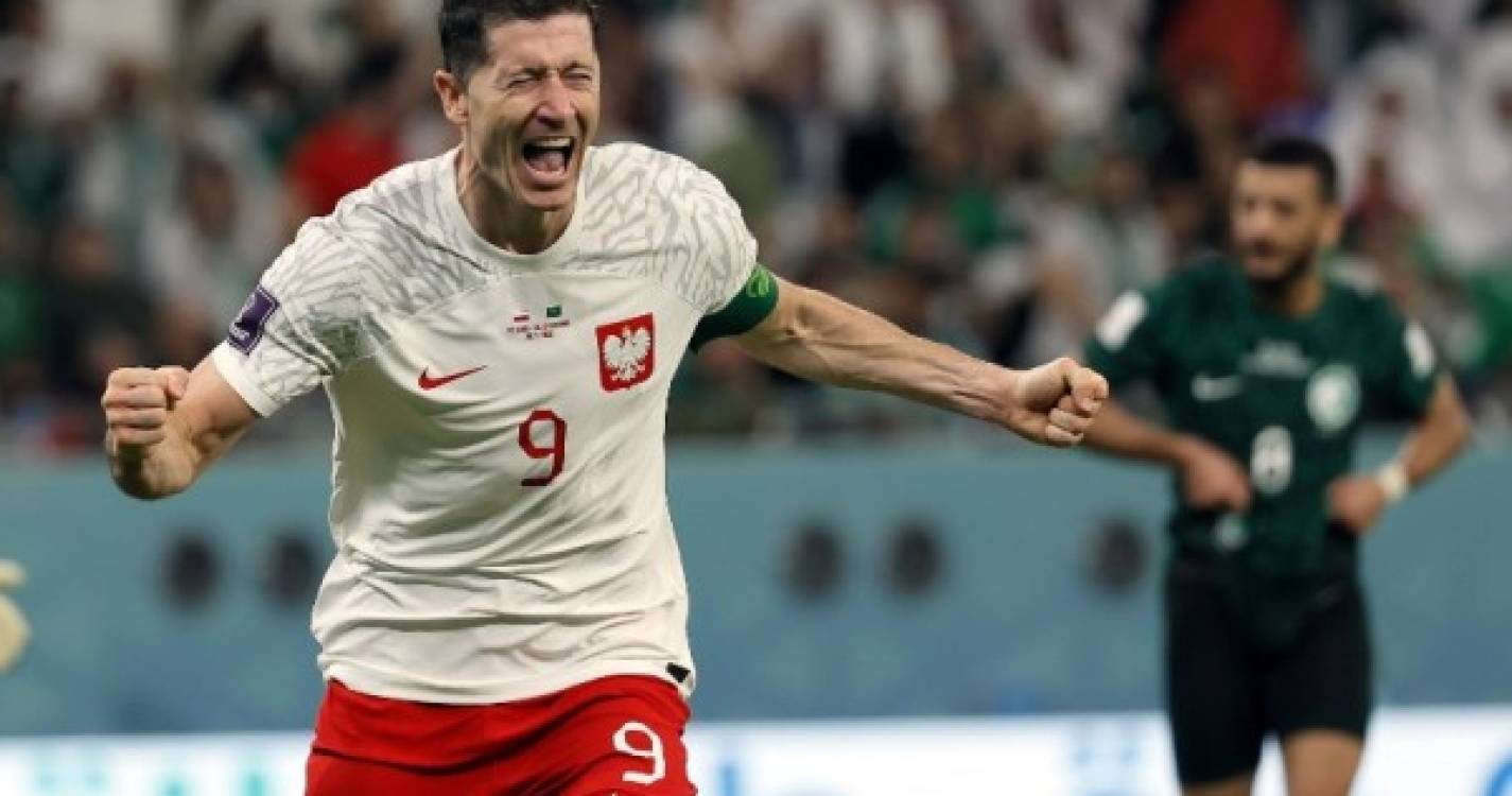 Mundial2022: Lewandowski 'renasce' e Polónia bate Arábia Saudita