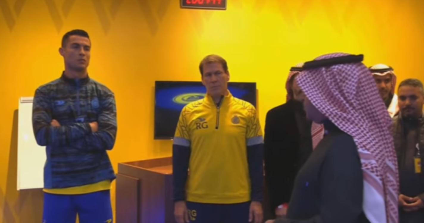 Primeiro treino de Cristiano Ronaldo em Riade (com vídeo)