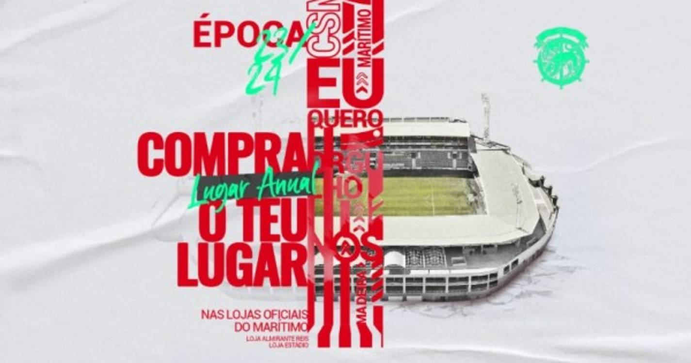 Marítimo lança campanha para aquisição/renovação de lugares anuais