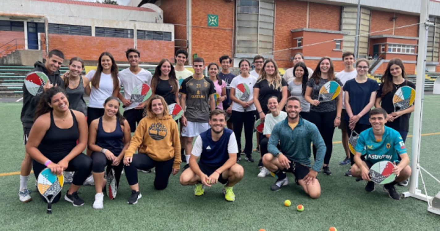 Ténis de Praia chegou a mais de 120 alunos da Secundária Jaime Moniz