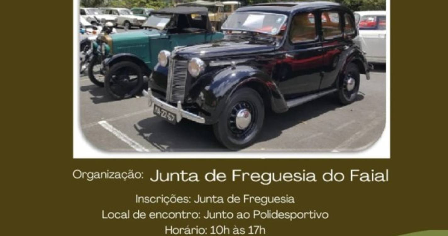 6.ª edição do Encontro de Carros Antigos embeleza Faial no próximo dia 5 de junho