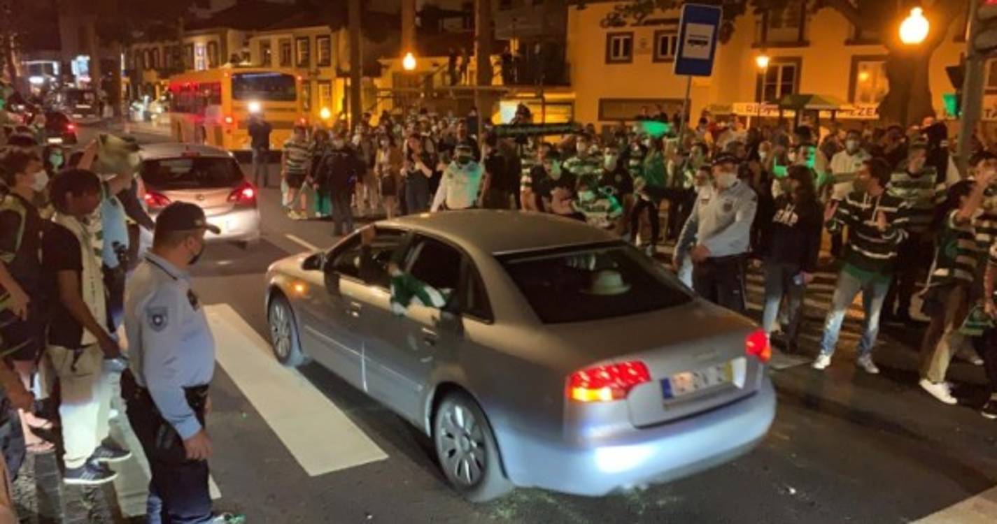 PSP já começou a desmobilizar o pessoal na Avenida do Mar