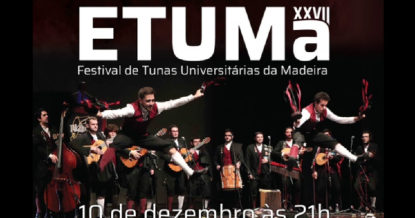 Festival de Tunas Universitárias da Madeira de volta entre 8 e 10 de dezembro