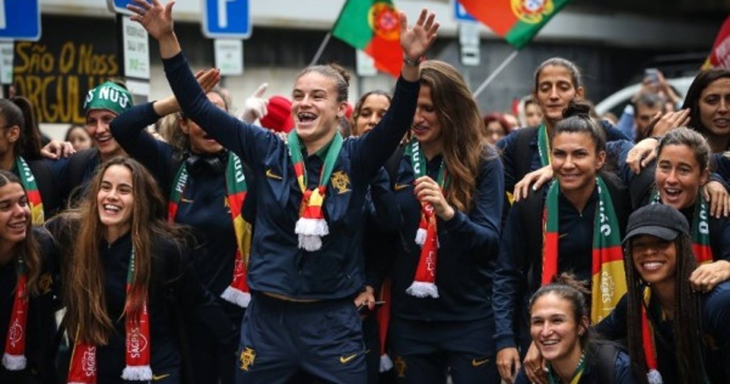 Mundial feminino: Seleção portuguesa chega a Lisboa às 12h35 de quinta-feira