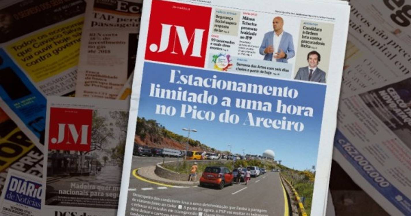 Estacionamento limitado a uma hora no Pico do Areeiro