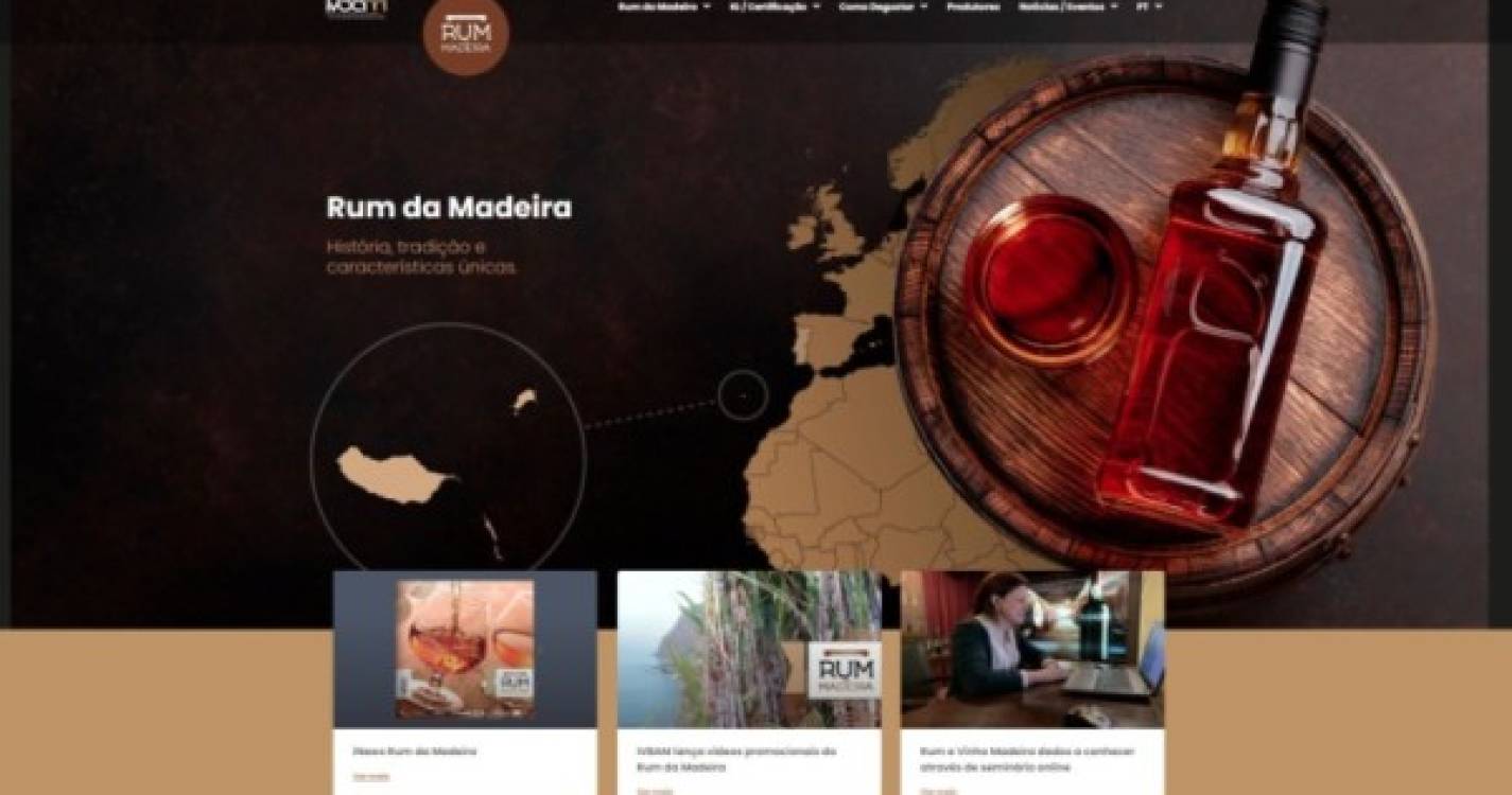 IVBAM lança site dedicado ao Rum da Madeira