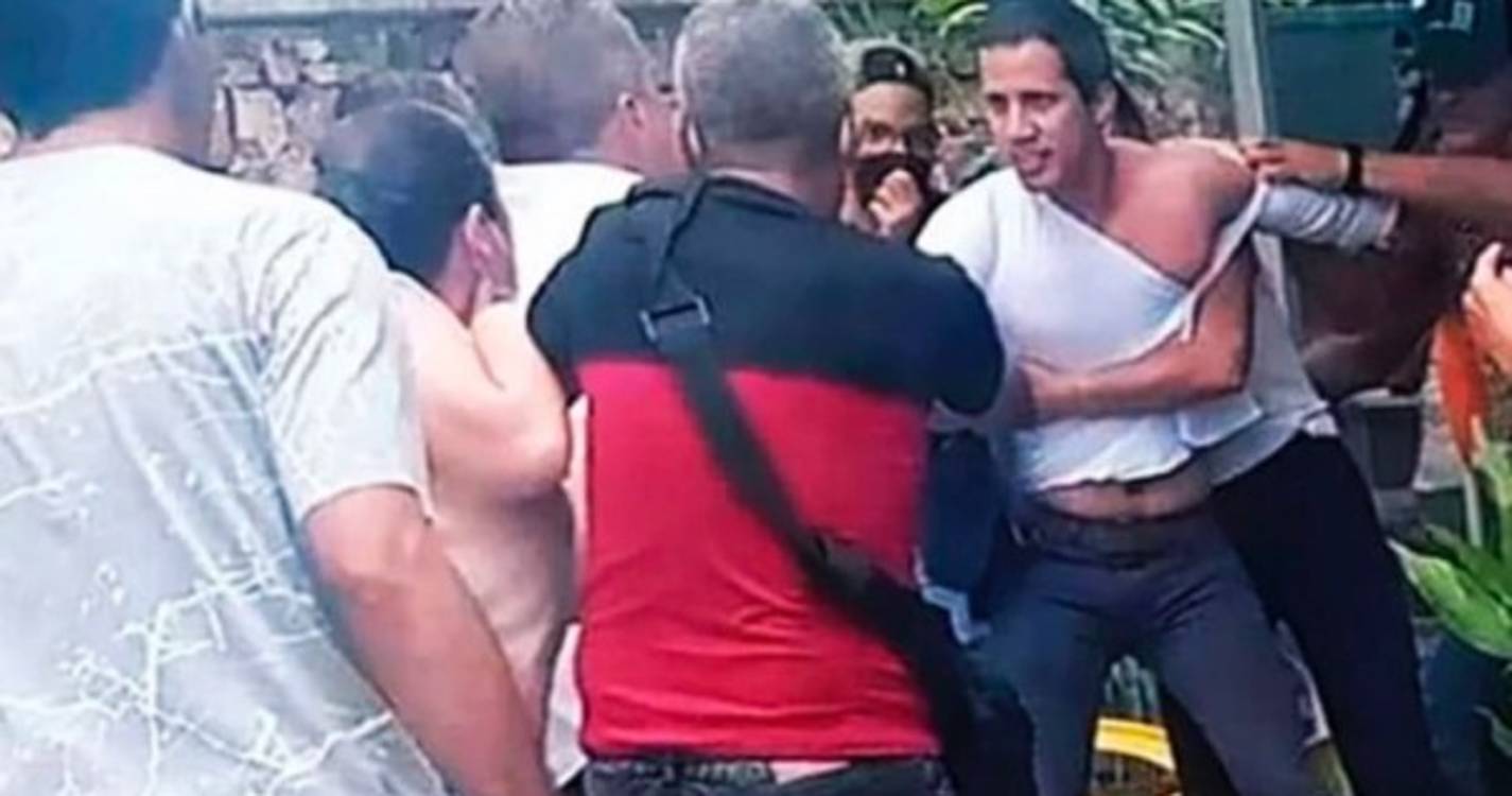 Guaidó foi agredido e expulso de restaurante na Venezuela (com vídeo)