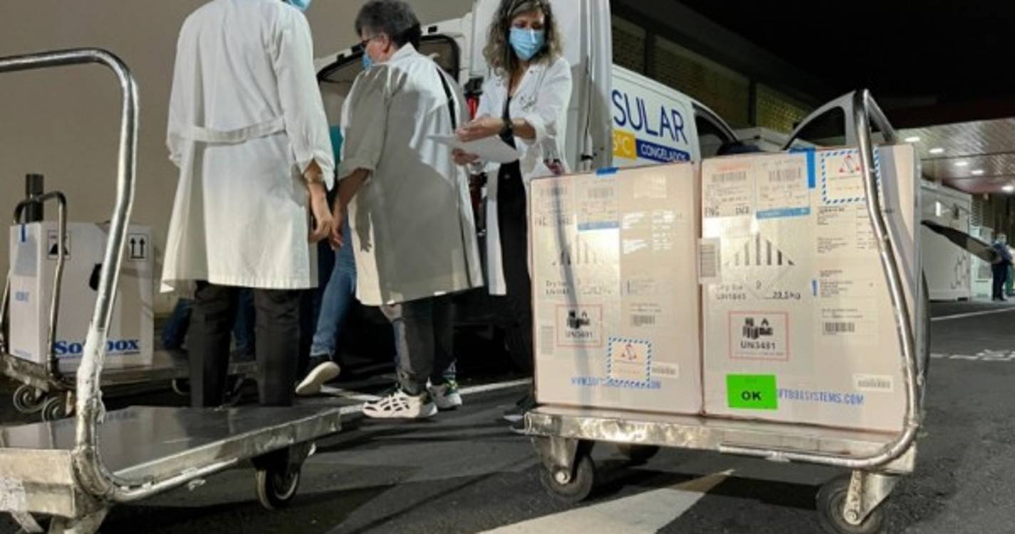 Madeira recebeu maior tranche de sempre de vacinas da Pfizer