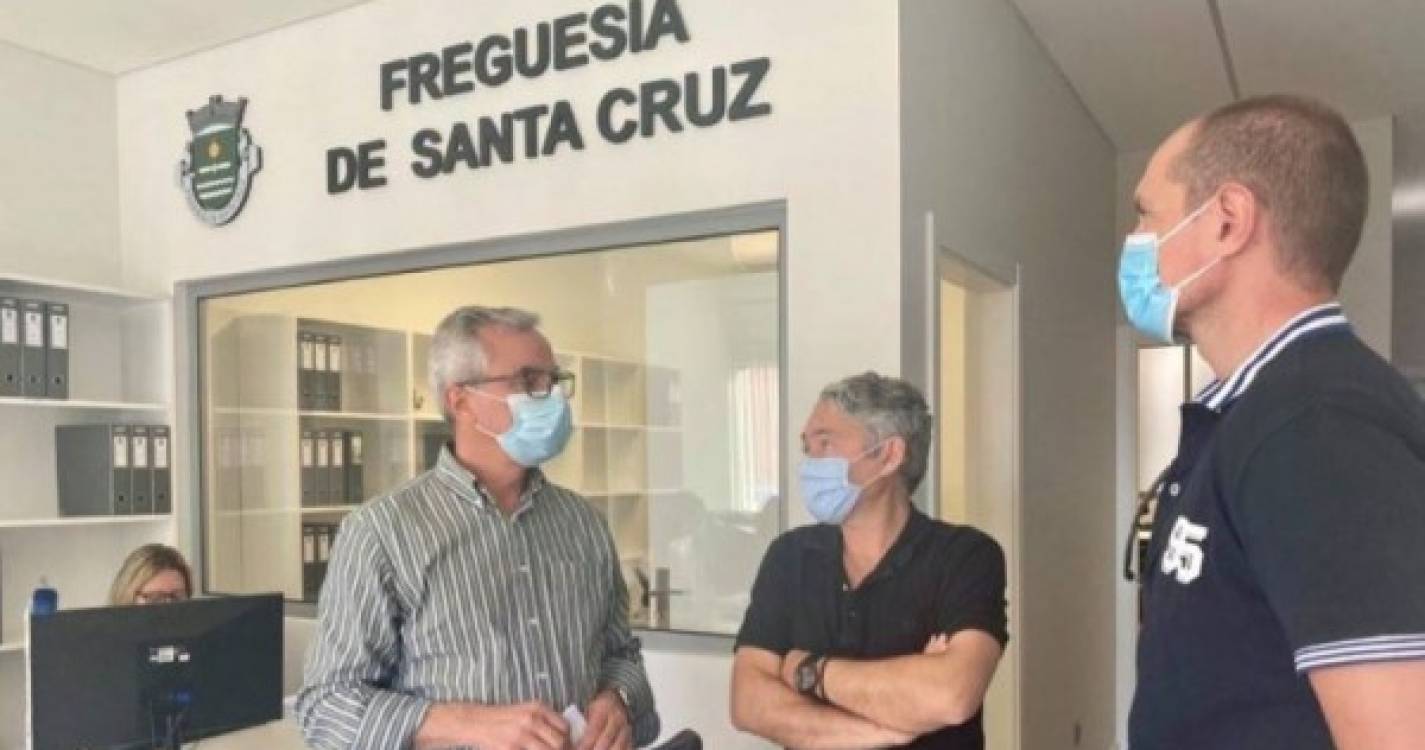 JPP visita novas instalações da Junta de Freguesia de Santa Cruz
