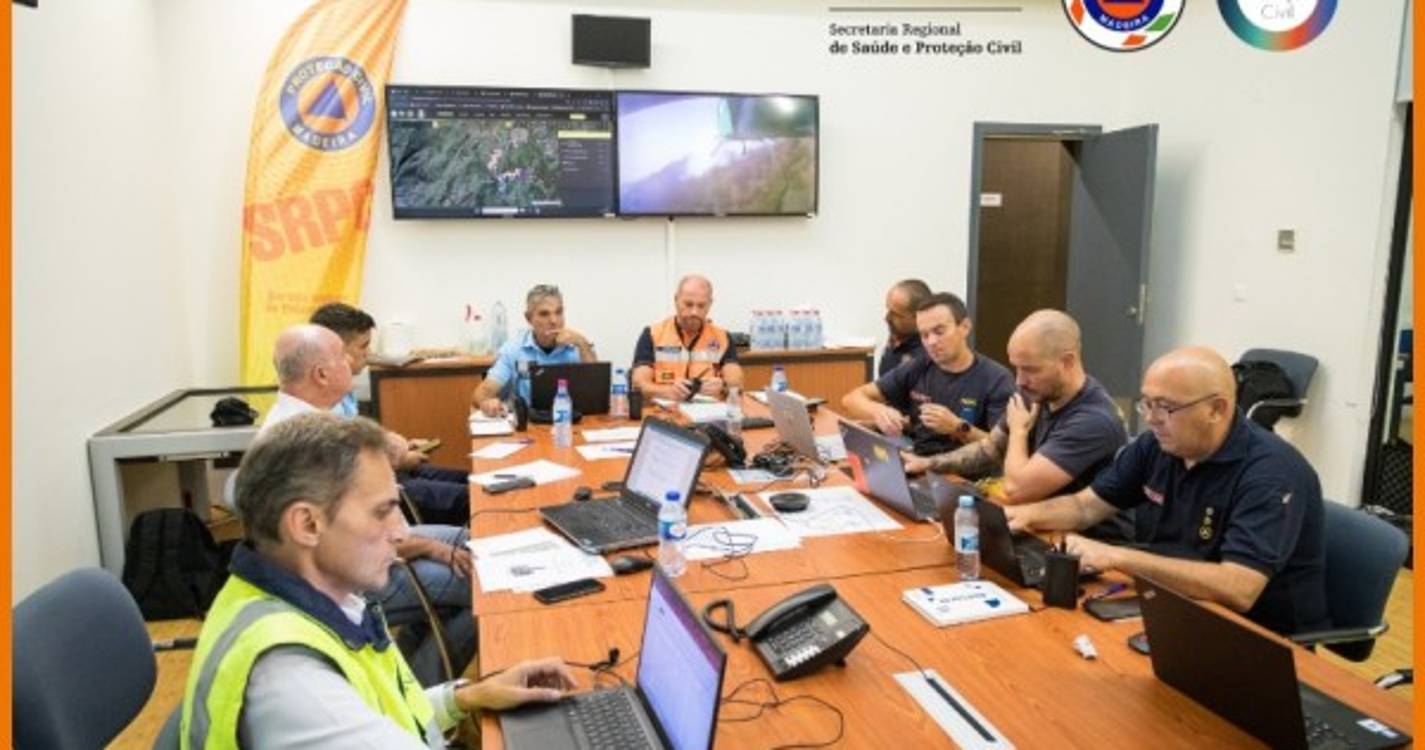 Cerca de 1800 profissionais envolvidos no combate aos incêndios na Madeira