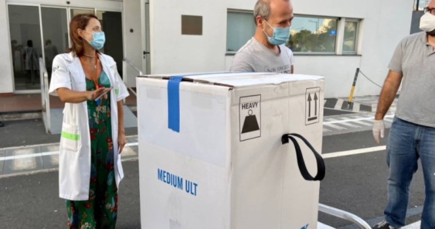 Madeira recebeu hoje mais 17.550 vacinas da Pfizer