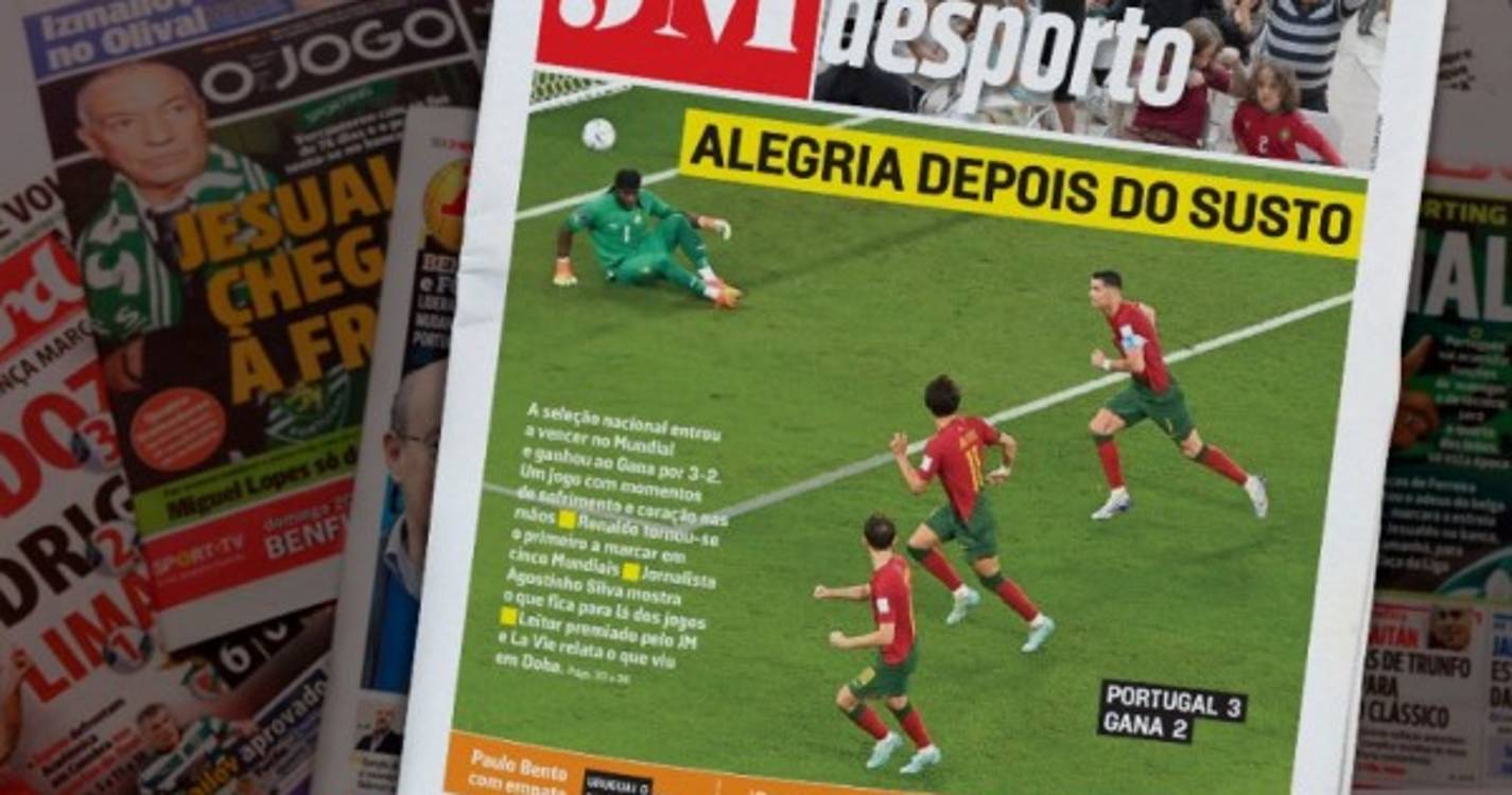 Portugal: Alegria depois do susto