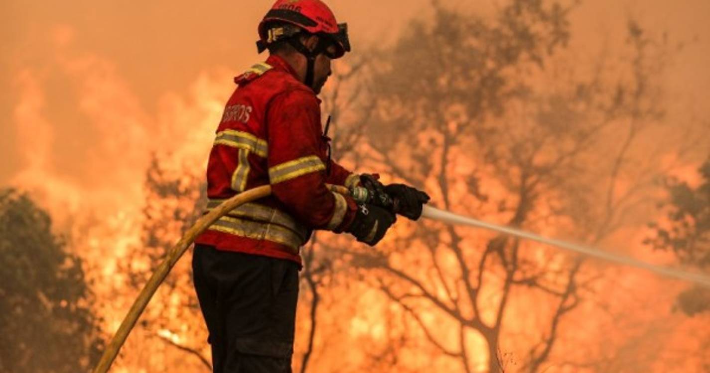 Incêndios: Um meio aéreo e 110 operacionais combatem fogo em Chaves
