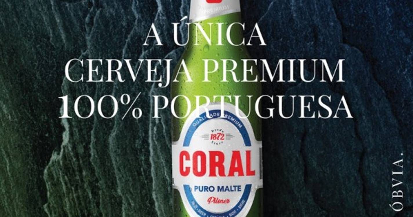 Coral Puro Malte a única cerveja premium 100% portuguesa