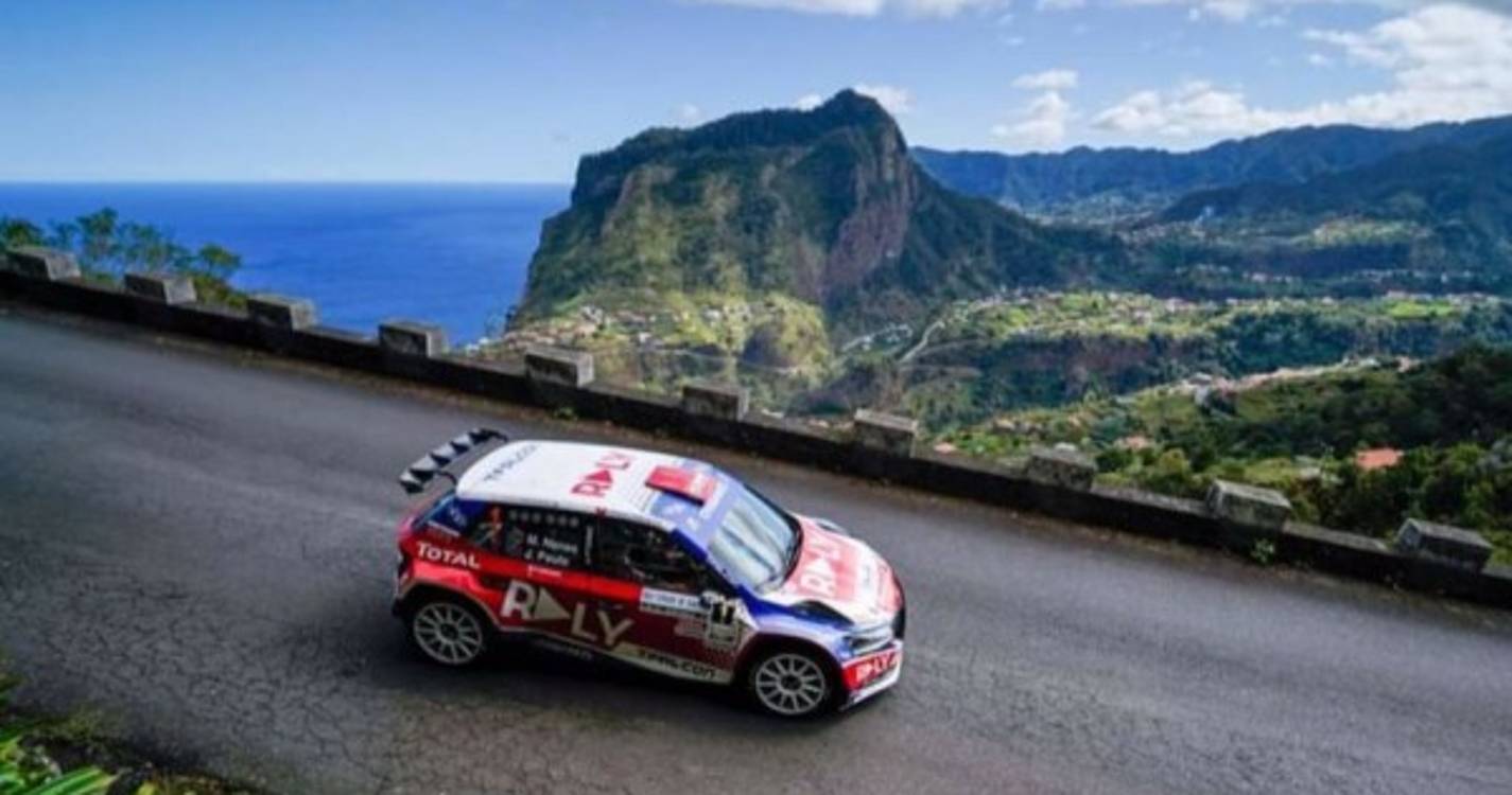 Rali de Santana: Figuras do nacional de ralis no Faial