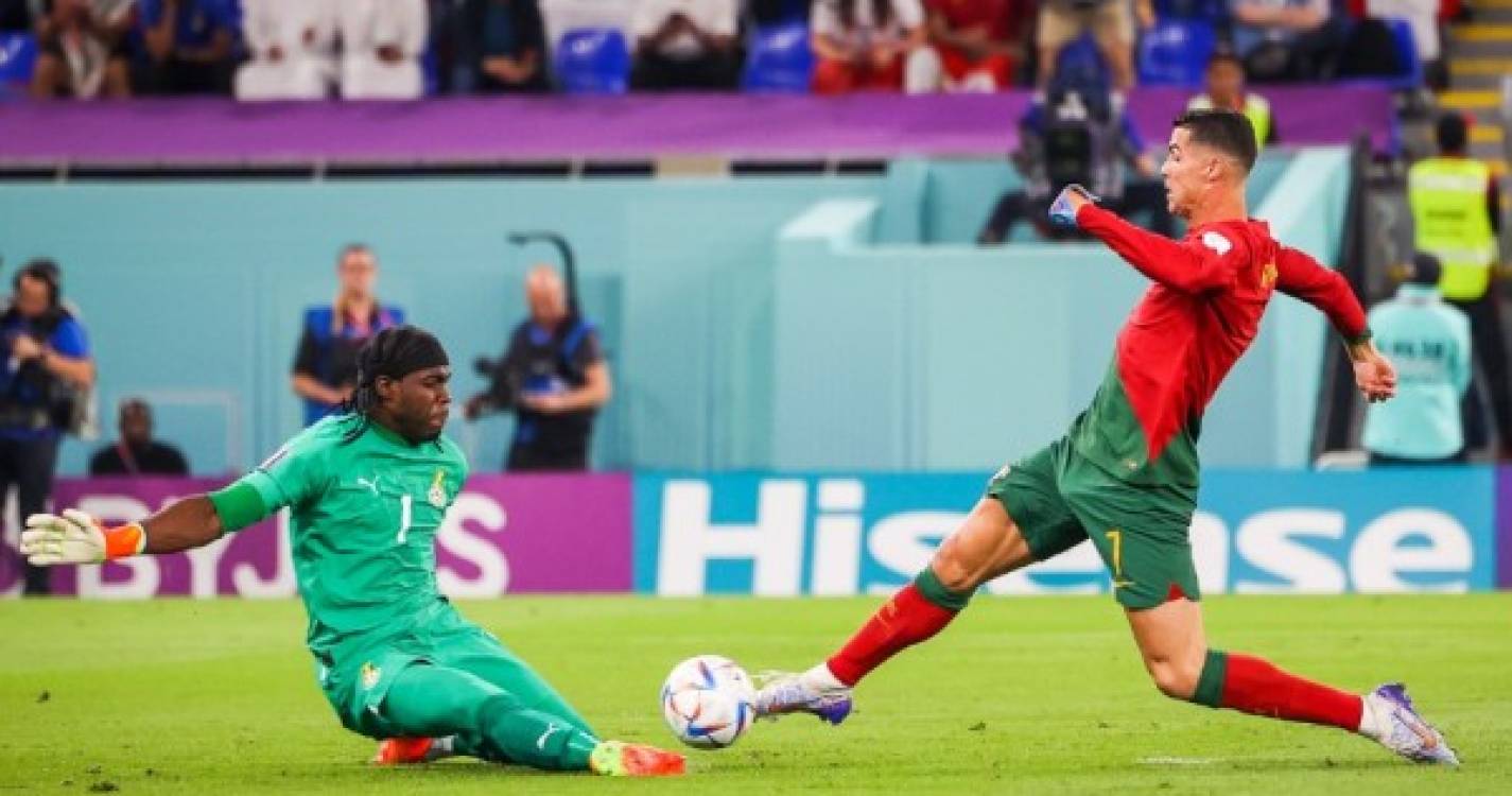 Mundial 2022: Portugal empatado com o Gana ao intervalo (0-0)