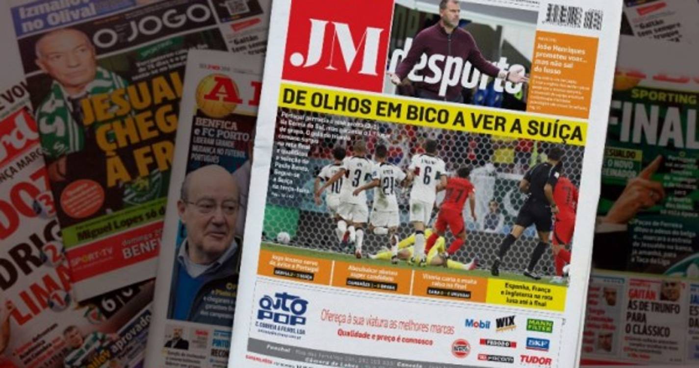 Portugal de olhos em bico a ver a Suíça