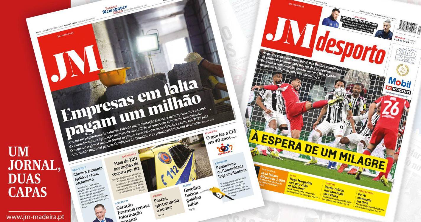 Jornais não chegaram ao Porto Santo por excesso de carga no avião