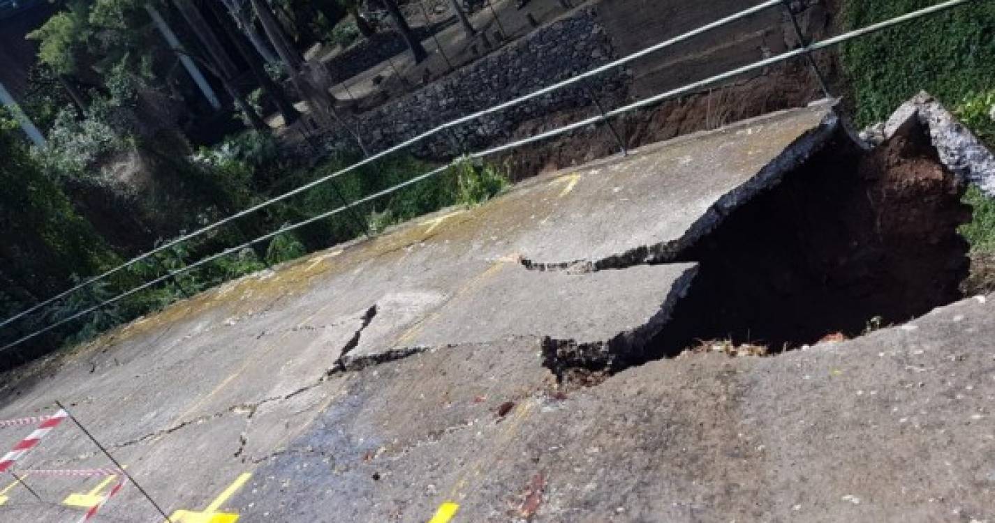 Mau tempo provocou danos na base da Ponte do Ribeiro Seco (com fotos)