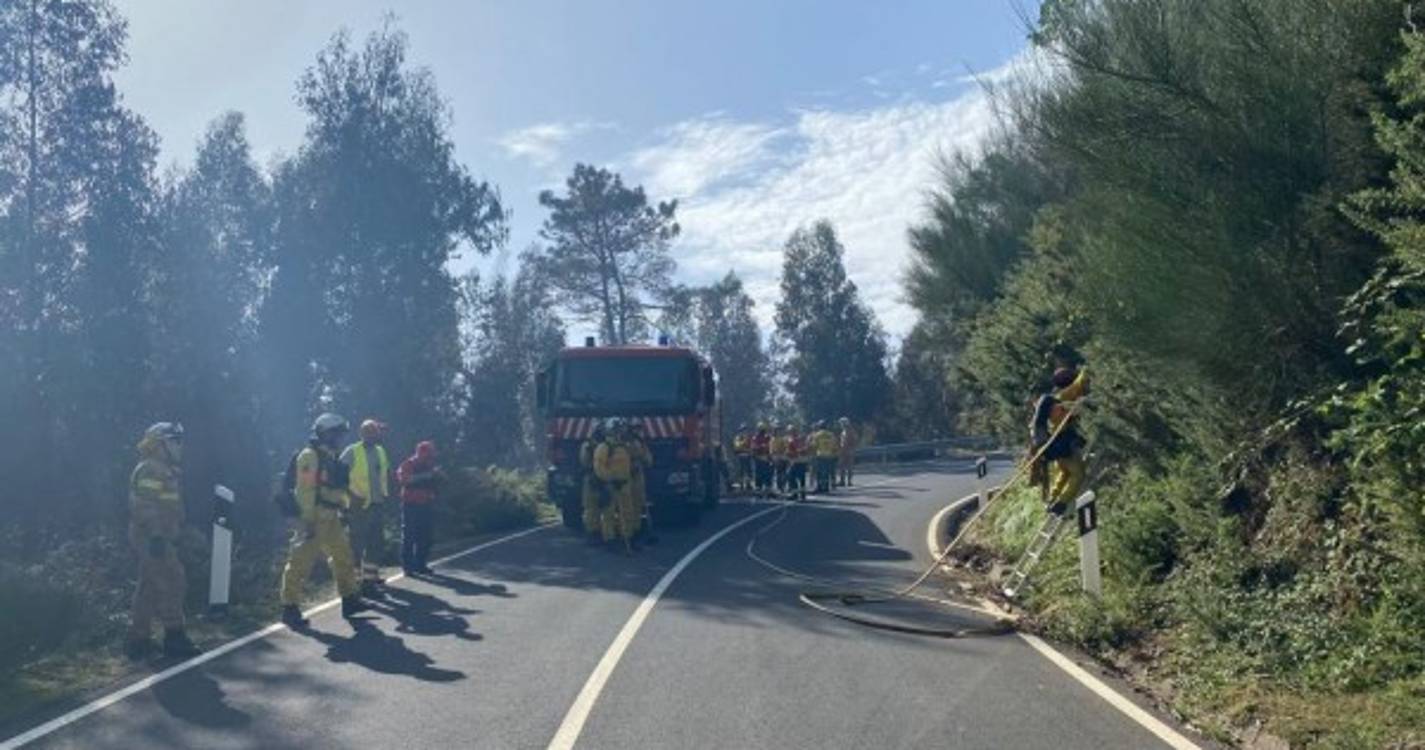Operacionais isolam perímetro no Paul da Serra (com fotos)