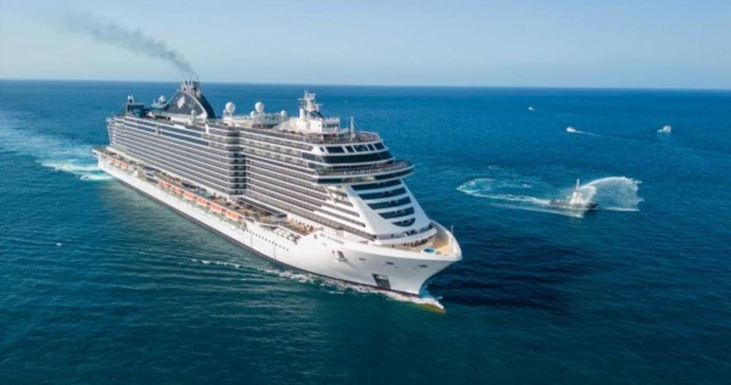 MSC Seashore estreia-se no Porto do Funchal (com fotos)