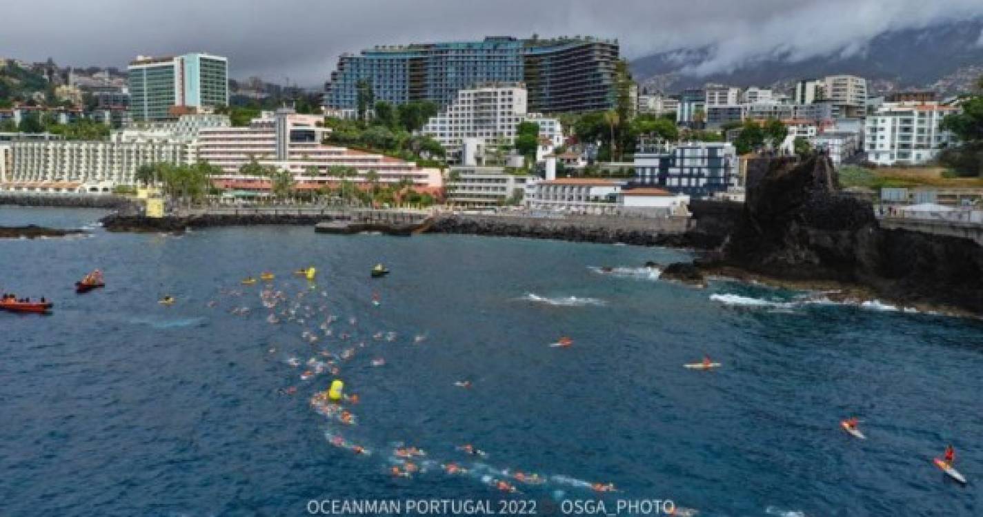 Prova de 1.5 km do Oceanman Madeira arranca do cais do Funchal