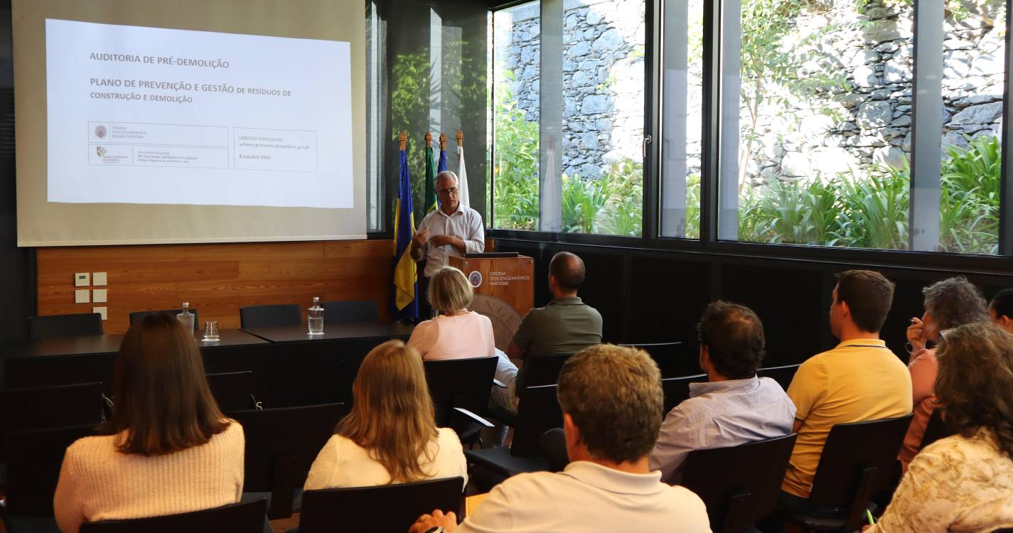 Ordem dos Engenheiros abordou tema da gestão de resíduos de construção e demolição