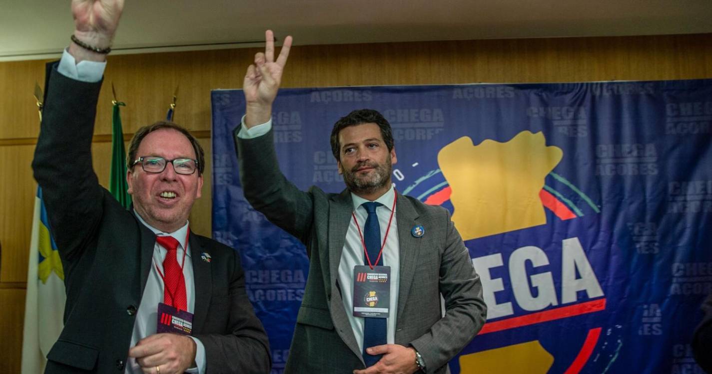 Chega disponível para acordo de governo com o PSD nos Açores, diz Ventura