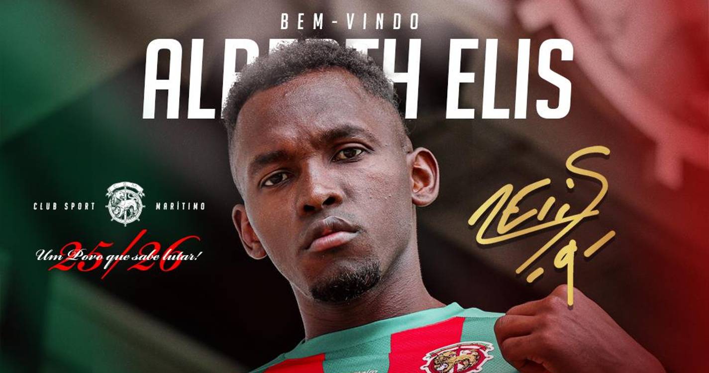 Alberth Elis reforça ataque do Marítimo