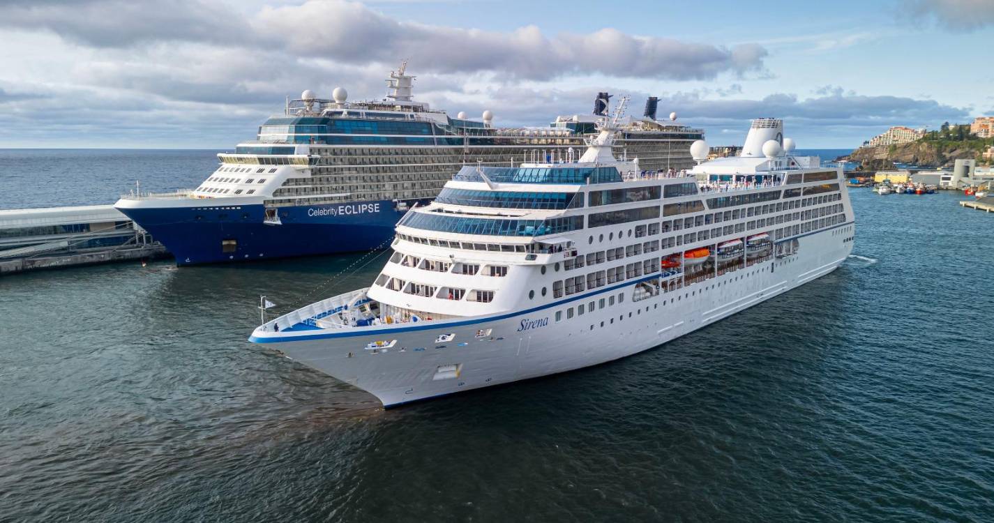 Celebrity Eclipse e Sirena trazem cerca de 5 mil a passar o dia no Funchal