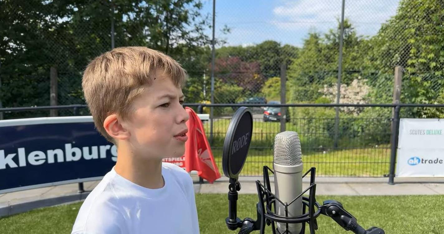 Equipa de futebol jovem da Alemanha faz música para homenagear a Madeira (com vídeo)