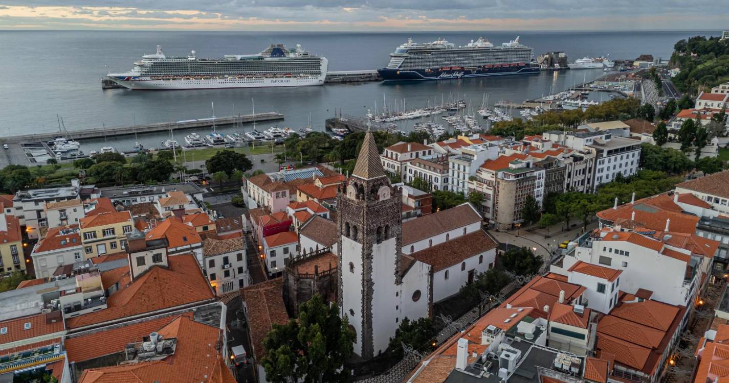 Porto do Funchal recebe dois navios de cruzeiro