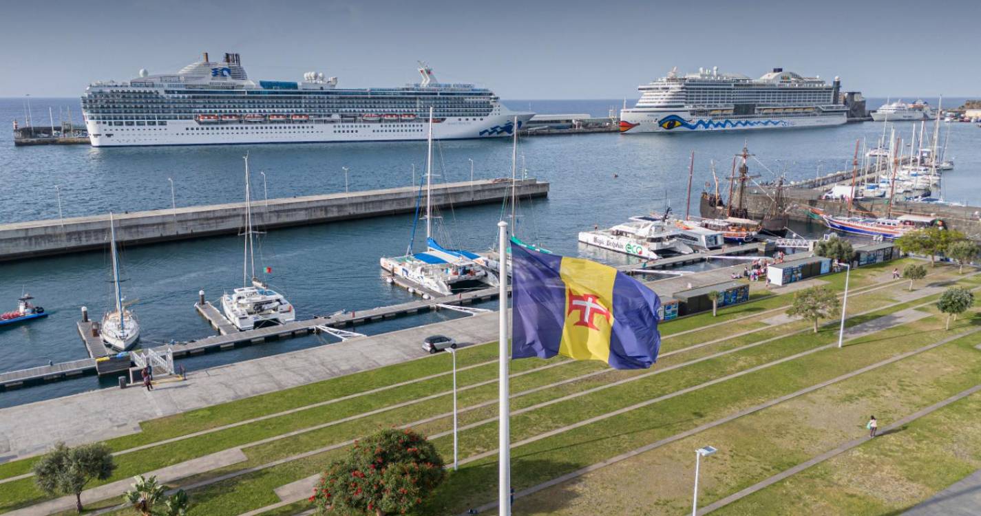 Island Princess e AidaPerla são os cruzeiros de hoje no Funchal