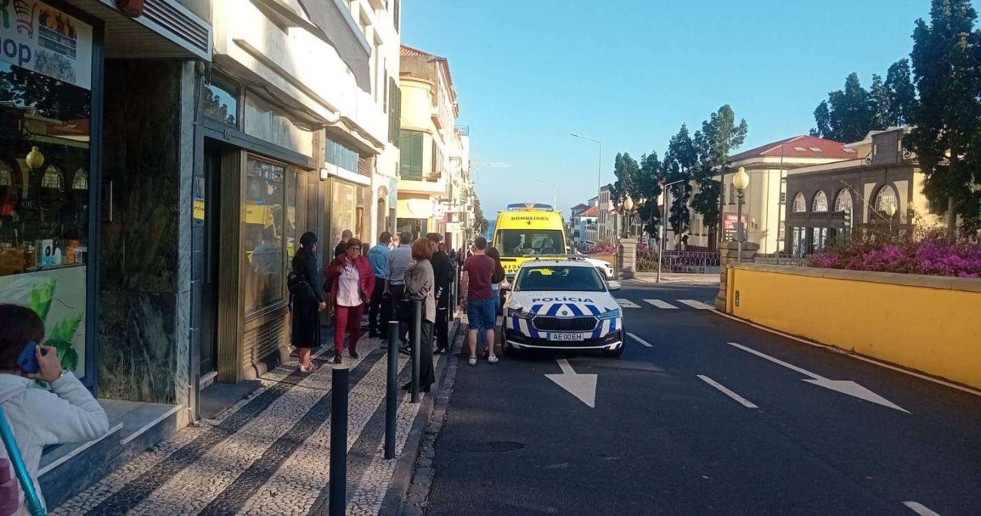 Objeto cai e atinge pessoa na Rua 31 de Janeiro